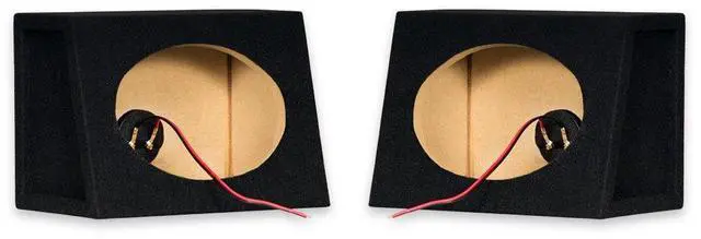 Main image of Goldwood TR-69 Pair of Truck/Car Box Speaker Cabinets for 6X9 Speakers