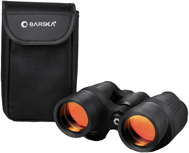 Alt view image 3 of 7 - 8x42mm X-Trail Binoculars Compact High Power, Ruby Multi-Coated Optics, 42mm Lens, Rubber Grip, Center Focus, for Bird Watching & Hunting