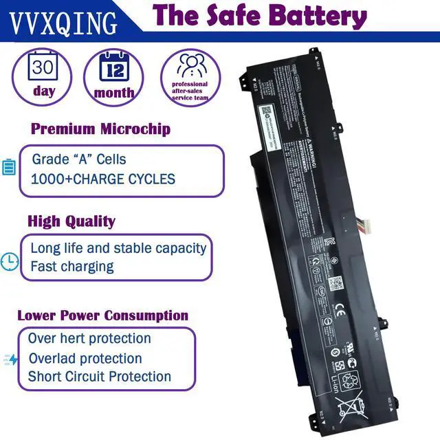 Alt view image 3 of 7 - WK04XL Battery Replacement for HP Victus 16-E 16-D 16-R 16-S 15-FB 15-FA| M38822-1D1 M39179-005 Victus Gaming 16-R 16-S 16T-R 16T-S/Omen 16-C 16-B M39179-005 HSTNN-OB2C HSTNN-IB9V 15-FA