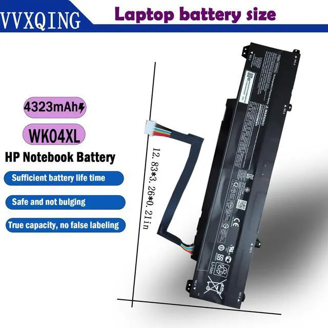Alt view image 7 of 7 - WK04XL Battery Replacement for HP Victus 16-E 16-D 16-R 16-S 15-FB 15-FA| M38822-1D1 M39179-005 Victus Gaming 16-R 16-S 16T-R 16T-S/Omen 16-C 16-B M39179-005 HSTNN-OB2C HSTNN-IB9V 15-FA