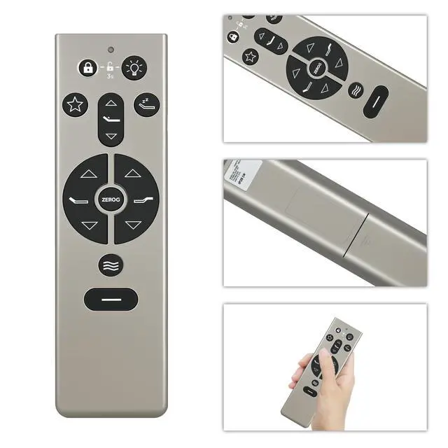 Alt view image 4 of 7 - Replacement RF396B Remote Control fit for Tempur Pedic, for Tempur Ergo, for Keeson JLDK.111.13.01 Adjustable Bed