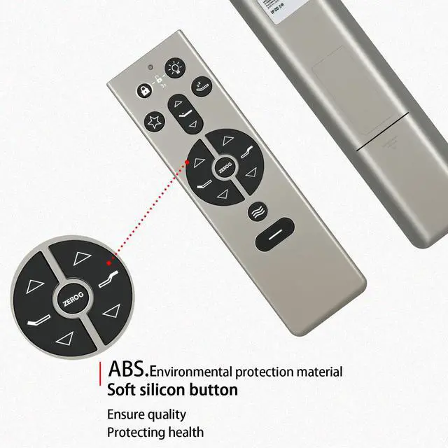 Alt view image 5 of 7 - Replacement RF396B Remote Control fit for Tempur Pedic, for Tempur Ergo, for Keeson JLDK.111.13.01 Adjustable Bed
