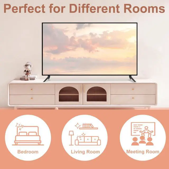 Alt view image 7 of 7 - TV Stand Only for Vizio TV Legs Replacement D32H-G9, Only for Vizio TV Stand Base Replacement We Listed with Screws & Instructions