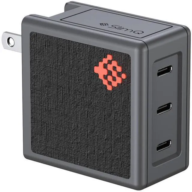 Main image of 65W GaN USB-C Charger, 3-Port, for iPhone, MacBook, iPad, No-Reset