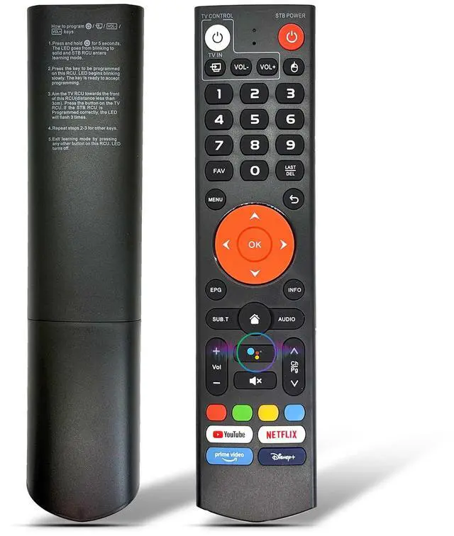 Main image of New V3 Plus Voice Remote Control Replacement - Compatible with vSeeBox V3 Pro and V3 Plus, Smart Bluetooth Voice Remote for vSeeBox TV Box