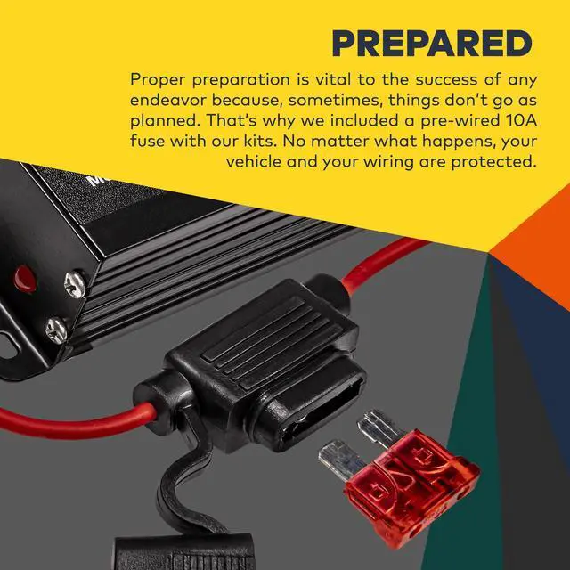Alt view image 6 of 7 - SoundAlert 100W Electronic Air Horn for Car Truck Police Emergency | Amplifier, Manual Control or Stock Horn Bypass, IP67 Waterproof, 100W Speaker Compatible