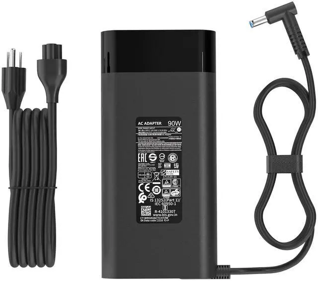 Main image of 90W 4.62A 4.5mm Blue Tip Laptop Charger Compatible with HP Spectre X360 13 15 Envy 14 15 17 TouchSmart M6 M7 15-j 17-j Series 710412-001 710413-001 710414-001 Adapter Power Supply Cord