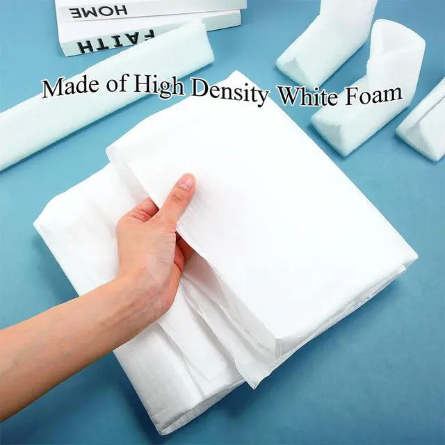 Alt view image 4 of 7 - 9 Pcs Cushioning Foam Set Include Foam Flat Screen TV Cover Fits up to 65'' W x 36'' H and Moving Corner Edge Protectors for TV Display Screen Protector Packing Moving