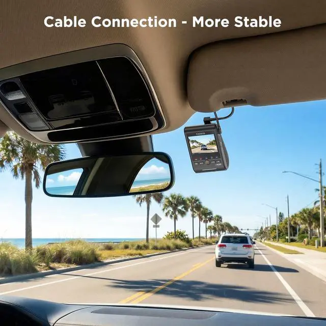Alt view image 5 of 7 - Rear Cable 26FT/8M for A329S Series Dash Camera