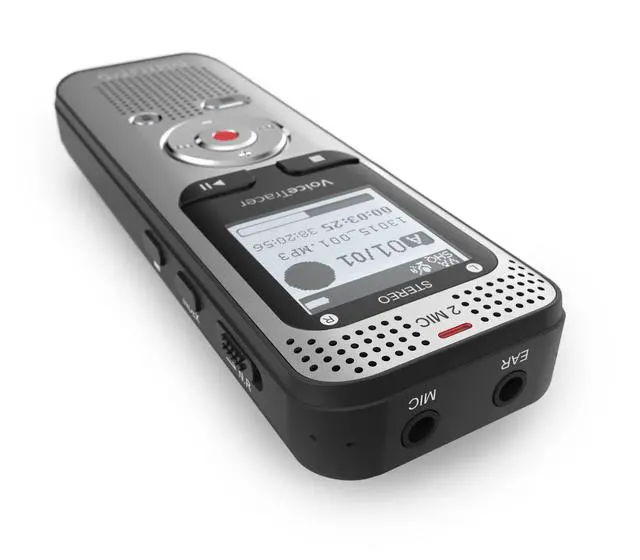Alt view image 2 of 7 - DVT2015 VoiceTracer Audio Recorder, Stereo, MP3, 8 GB, Including Speech-to Text Sembly Trial