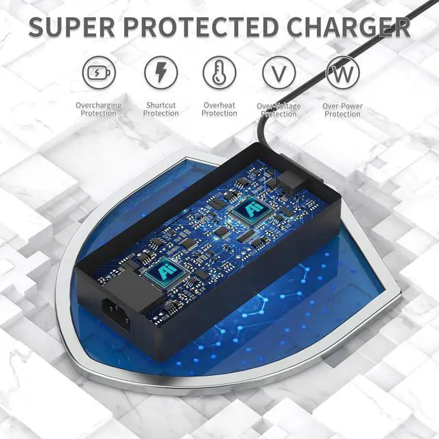 Alt view image 6 of 7 - 280W 20V 14A AC Charger Compatible with Asus Rog Strix G18 G17 G16 G15 G531 G532 G533 G732L G731G Gl704 G733C Asus Zephyrus G14 G15 G16 M15 M16 S15 S17 Laptop Adapter Adp-280Eb B