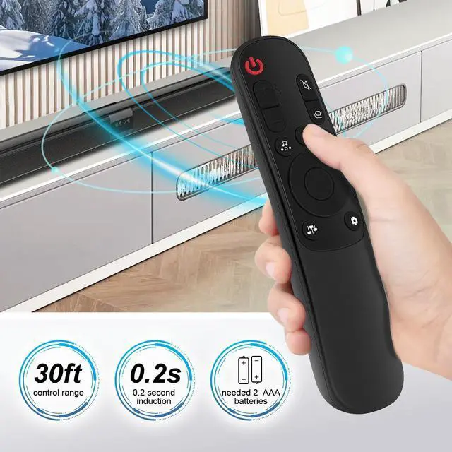 Alt view image 2 of 7 - AKB76038001 Remote Control Replacement Fit for LG Sound Bar | SP7Y SP8YA SP9YA S90QY S80QY S65Q S75QR S95QR SP60Y SP70 S75Q Remote Control