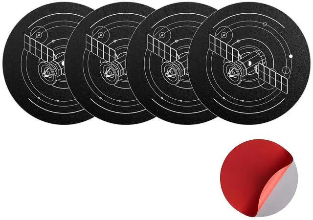 Main image of Starlink Mini/ Gen 3 Magnetic Mount Plates, 3.54" Adhesive Metal Plates, Expanded Surface Area Pads for Non-Magnetic Car, RV, Truck Aluminum Roofs, 4 Packs