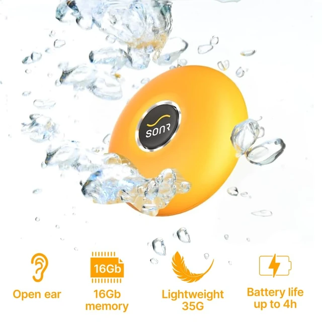 Alt view image 2 of 7 - Music Bone Conduction Waterproof MP3 Player for Swimming