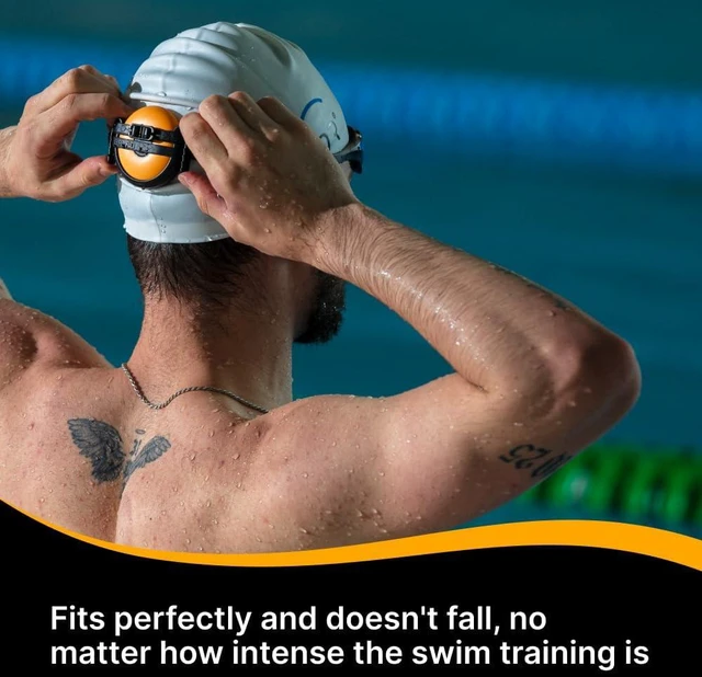 Alt view image 3 of 7 - Music 2-in-1 Bundle: Open-Ear Underwater Music Player for Swimmers with Anti-Fog Swimming Goggles