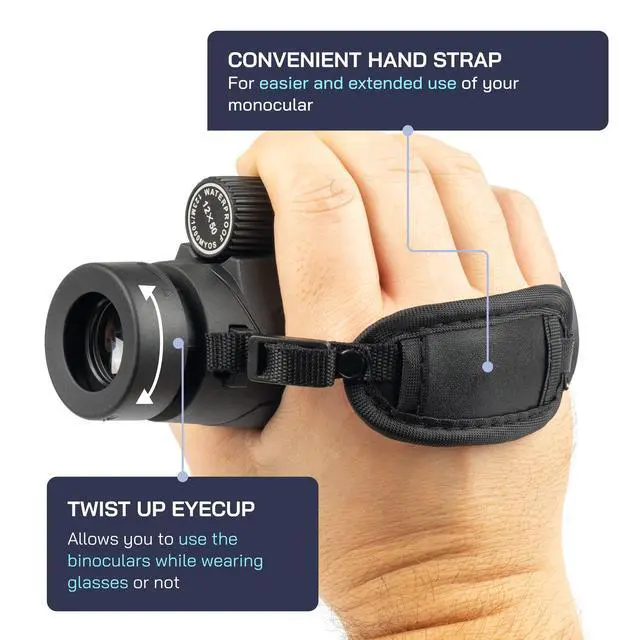 Alt view image 4 of 7 - Smithsonian 12x50 Monocular Telescope with Smartphone Adaptor Monoculars for Adults - High Powered Telescope Ideal Monocular for Bird Watching and Nature Enthusiasts HD monocular telescope