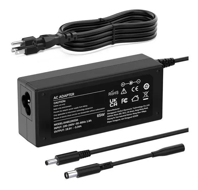 Main image of 65W Adapter Laptop Charger Compatible with Dell Latitude E5440 E5470 7480 E6540 E7440 E7450 E7250 E6440 E6430 7490 7290 5490 5590 5290 LA65NM130 HA65NM130 Power Supply Cord Plug