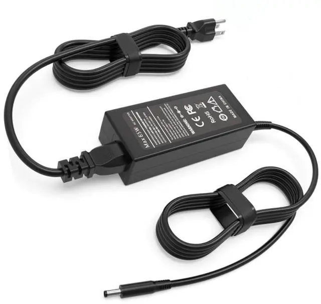 Main image of 65W 4.5mm AC Adapter Compatible with Dell 16 15 14 Laptop | DC16255 DC16251 DC16250 DC16256 DC15250 DC15255 DC14250 DC14255 Pro 14 16 PC14250 PC14255 PC16250 PC16255