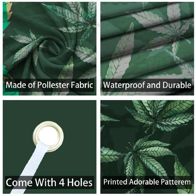 Alt view image 6 of 6 - Happy Birthday Backdrop Banner Cool Green Plant Leaves Flag Favors Wall Hanging Decor Natural Plants Grass Jungle Theme Birthday Party Photo Photography Prop Booth Background 70.9x47.2in