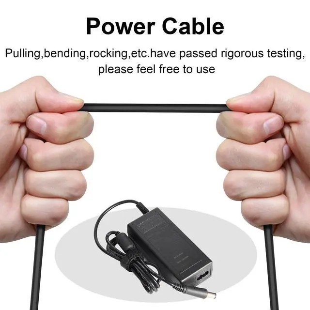 Alt view image 6 of 7 - AC Adapter Charger Power Supply for HP Probook 4430s 4440s 4510s 4520s 4530s 4535s 4540s 4545s 4730s 6560b 6570b 6555b 6475b 6470b 6460b, for Compaq CQ40 CQ50 CQ56 CQ57 CQ60 CQ61 CQ70 etc