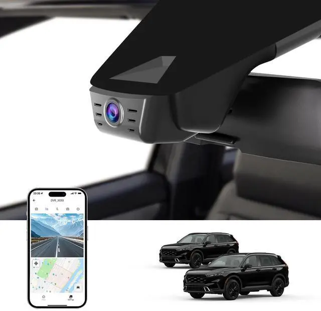 Main image of Front 4K Dash Cam for Honda CR-V 2023-2026(Black),OEM Look | UHD 2160P Video,Built-in WiFi & APP,Loop Recording,G-Sensor, f/1.6 Aperture,No Wiring,Hidden OEM Style,64GB Card