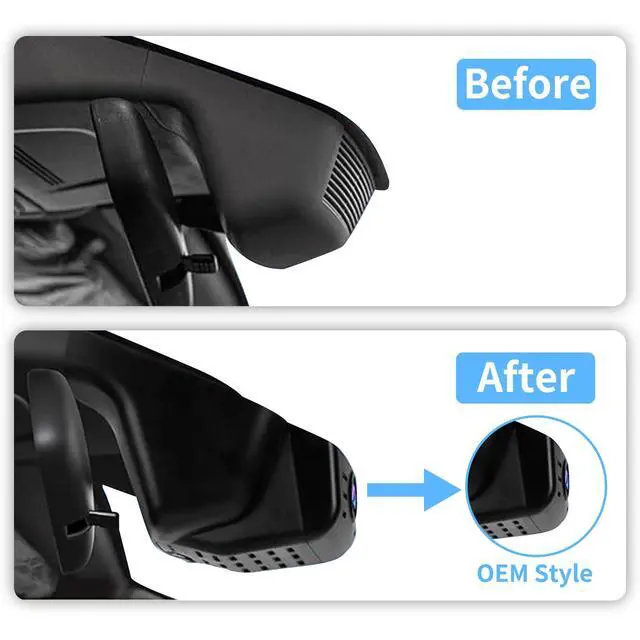 Alt view image 2 of 7 - Front 4K Dash Cam for Honda CR-V 2023-2026(Black),OEM Look | UHD 2160P Video,Built-in WiFi & APP,Loop Recording,G-Sensor, f/1.6 Aperture,No Wiring,Hidden OEM Style,64GB Card
