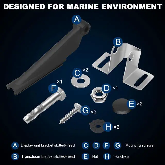 Alt view image 4 of 7 - 000-10262-001 Transducer Bracket for DSI Skimmer Replacement Mount,Transducer Mount Compatible with Skimmer Transom Mount Transducer,Lowrance transducer Bracket