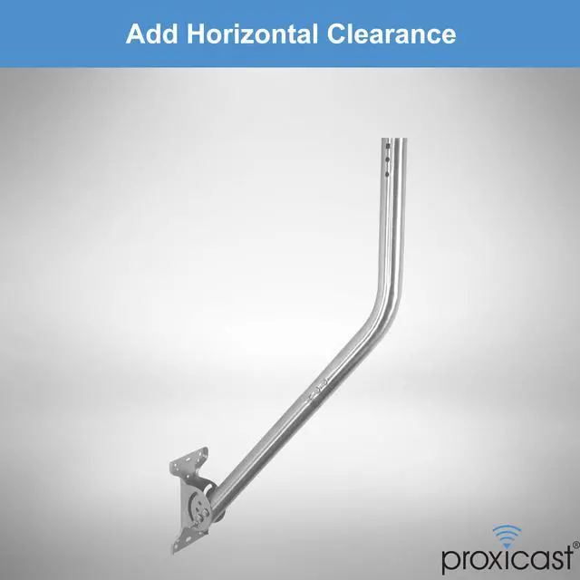 Alt view image 5 of 7 - 15 inch Stainless Steel Extension Pole for J-Max Antenna Mounts | Fits all J-Max Antenna Mast Models, Swaged End & Pre-Drilled Holes, Includes Stainless Hardware - ANT-800-X15