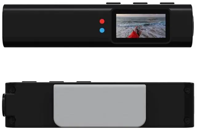 Alt view image 2 of 2 - FPV Action Camera for Glasses, 2.7K Video 12MP Photo Hands-Free POV Wearable Camera, 110° Wide Angle Mini Body, Voice Prompts & Clip-On First-Person View for Travel Cycling Vlogging (Black)