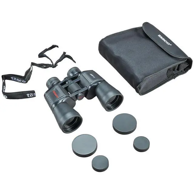 Alt view image 3 of 7 - Essentials Porro Binoculars with Carrying Case and Neck Strap