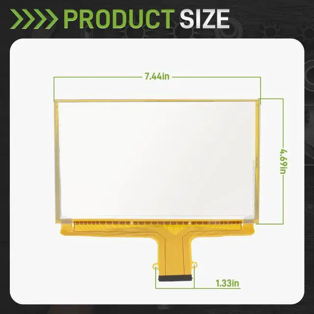 Alt view image 4 of 7 - DJ080PA-01A 8" Touch Screen Glass Digitizer 55 Pin Touch Screen Compatible with Chevrolet Compatible with GMC MYLINK Navigation Raido DJ080PA-01G
