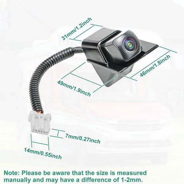Alt view image 7 of 7 - 39530-TG7-A01 Rear View Camera for Honda Pilot 3.5L 2016 2017, OE Backup Camera Replaces 39530TG7A01 by