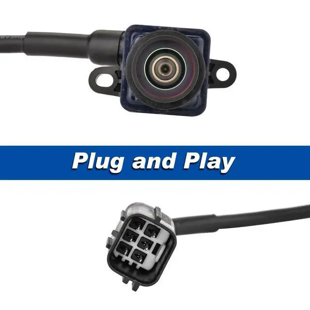 Alt view image 5 of 6 - Backup Camera Compatible with 2011-2013 Dodge Durango Grand Cherokee | Replaces# 56054059AF 56054059AC 56054059AD 56054059AE, Rear Parking Assist Camera
