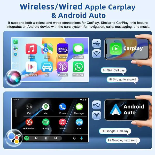 Alt view image 3 of 7 - 2G+64G Car Radio for Kia K3 2013-2018, 9 Inch IPS Touch Screen Android 14 Double Din Car Stereo Head Unit with Wireless CarPlay Android Auto GPS Bluetooth WiFi FM RDS SWC EQ HiFi Backup Camera