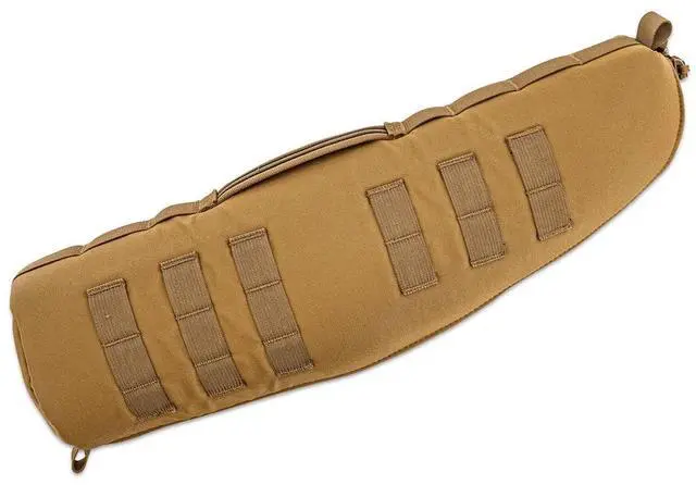 Main image of Gear Straight Spotting Scope Case - Rugged Zippered Bag for Straight Spotting Scopes with Full-Length Zipper and MOLLE Webbing, Coyote Brown, Large