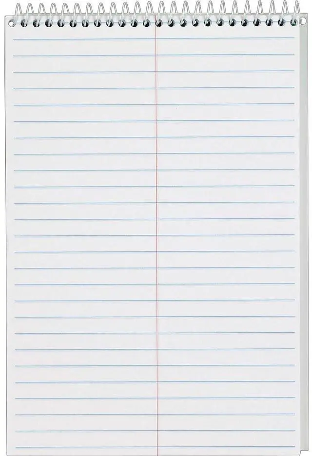 Alt view image 4 of 7 - Steno Pads 4 Pack, 6" x 9" Spiral Steno Notebooks, Gregg Rule for lists, 80 Sheets Each, White Paper, Assorted Covers, Take Notes for School, College, Work, Office (80220)