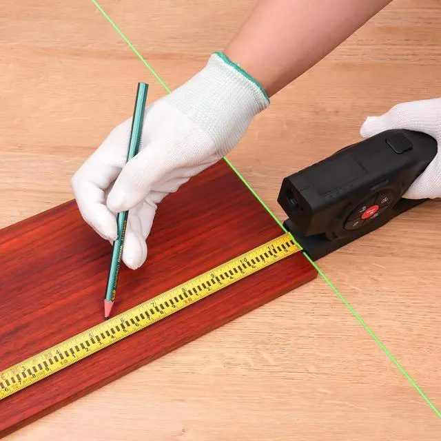 Alt view image 7 of 7 - 393Ft Digital Tape Measure with Laser - 3-in-1 Recharge Electronic Laser Measuring Tape with Tape Measure 16Ft OLED Display M/in/Ft Unit Switch Area/Volume/Pythagorean,Class II Laser