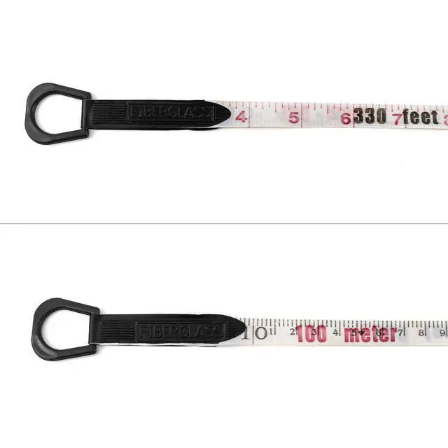 Alt view image 4 of 5 - Tape Measure, 1/2" x 330' Open Reel Dual Sided Fiberglass Tape Measure for Engineer, Yard and Field, Measuring Tape