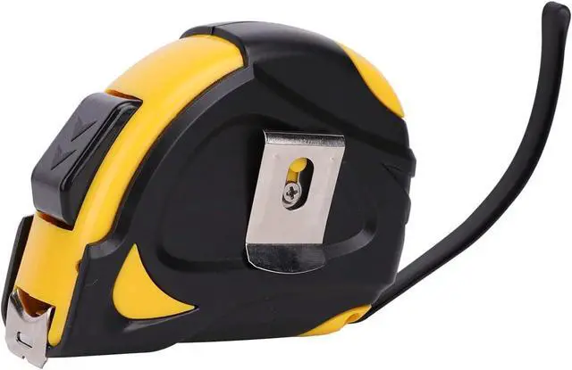 Alt view image 5 of 5 - Self-Locking Tape Measure, 25ft (8-meters), Accurate Dual Scale inch/metric, MID Accuracy, Extendable, 2-Pack, Yellow