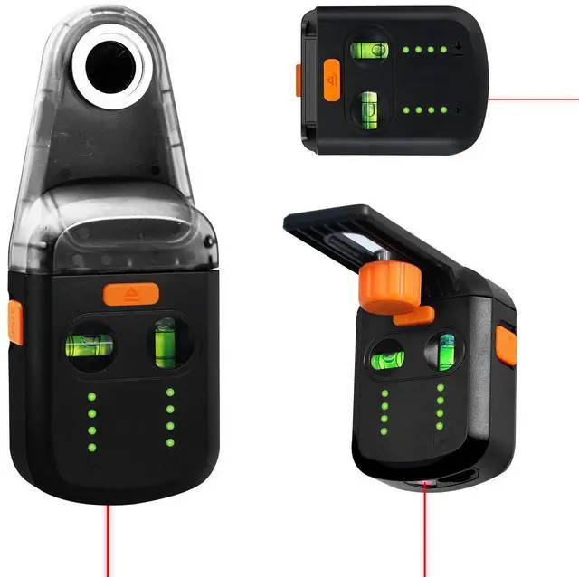 Main image of Laser Leveler Tool 4-in-1 Wall Laser Level with Line Laser, Drill Dust Collector, Electronic Vacuum Suction Cup and Wall Bracket, Rechargeable Laser Level Tool for Picture Hanging, Home Renovations