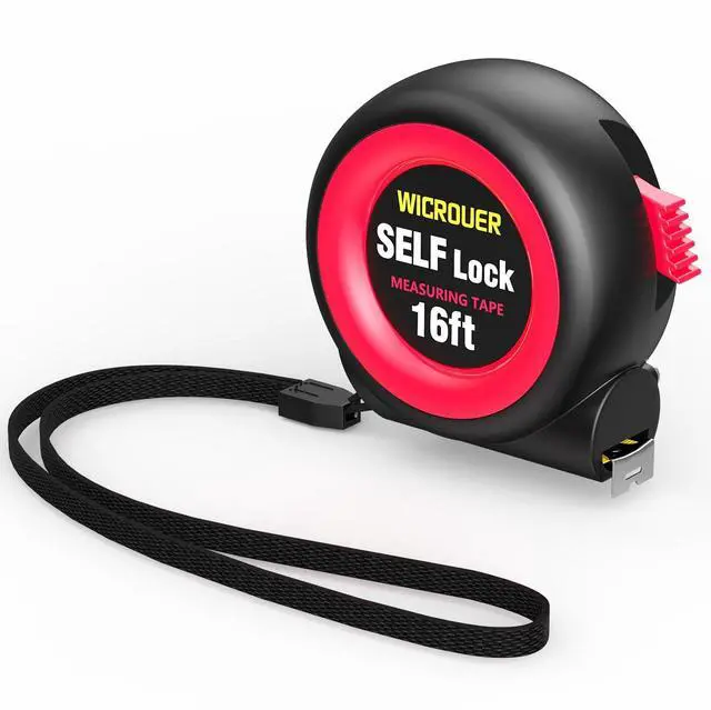 Main image of Tape Measure16FT Self-Locking, Steel Made Retractable Measurement, Imperial/Metric Scale, MID Precision, Easy to Read, Carpenters, Handicrafts. (16FT)