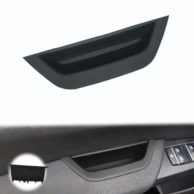 Main image of Black Driver Side Door Armrest Handle Storage Compartment Compatible for BMW X3 F25 2010-2016 X4 F26 2014-2017 Cover Door Container Storage Box Door Armrest Cover