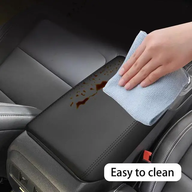 Alt view image 3 of 7 - Armrest Cover for BMW 3 Series 2012-2018 (Black),Center Console Cover for 2012 2013 2014 2015 2016 2017 2018 BMW 3 Series Accessories