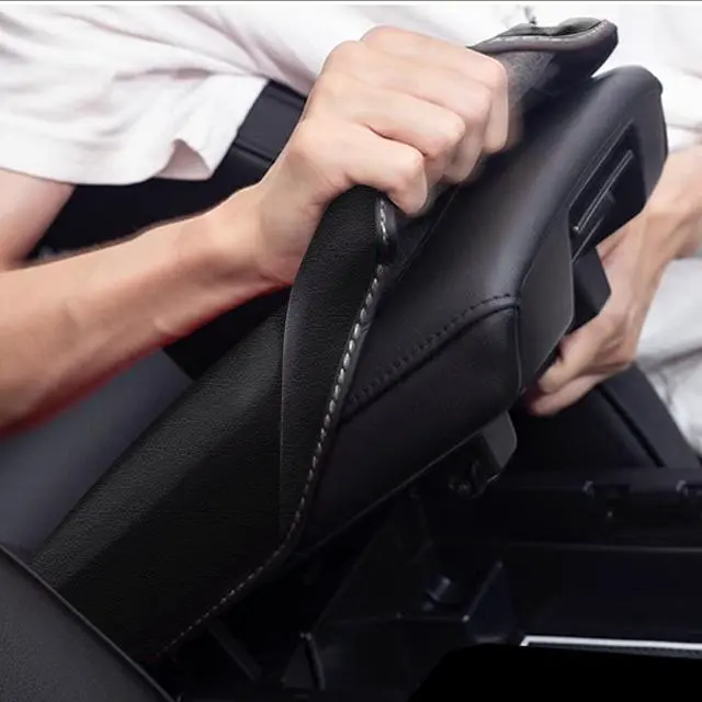 Alt view image 7 of 7 - Armrest Cover for BMW 3 Series 2012-2018 (Black),Center Console Cover for 2012 2013 2014 2015 2016 2017 2018 BMW 3 Series Accessories