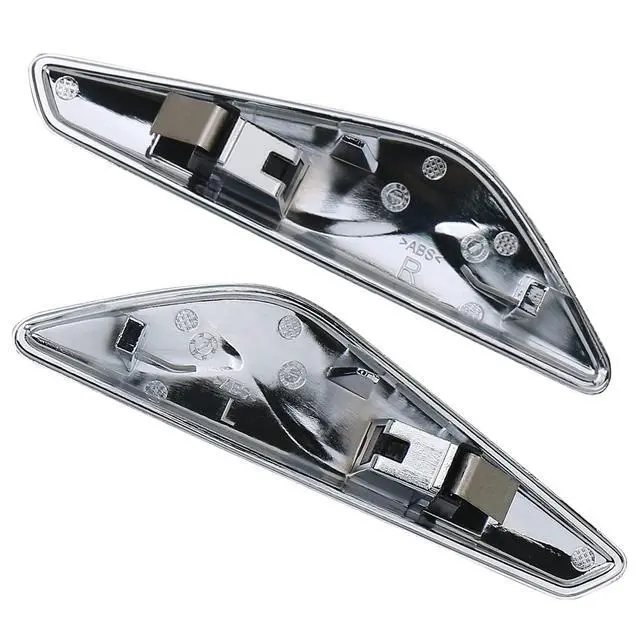 Alt view image 7 of 7 - Front Fender Chrome Trim Finisher for Left Driver & Right Passenger Side Fender Compatible with BMW X3 F25 X4 F26 2011 2012 2013 2014 2015 2016 2017 Replaces 51117338569 51117338570