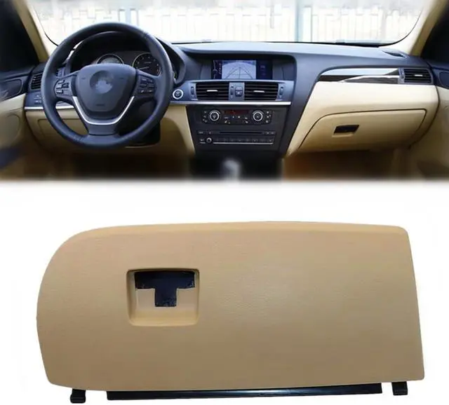 Main image of 51166839001 Beige Dash Glove Box Door Lid Compatible with BMW 2011 2012 2013 2014 2015 2016 2017 2018 X3 X4 F25 F26 51166839000, 51169242086