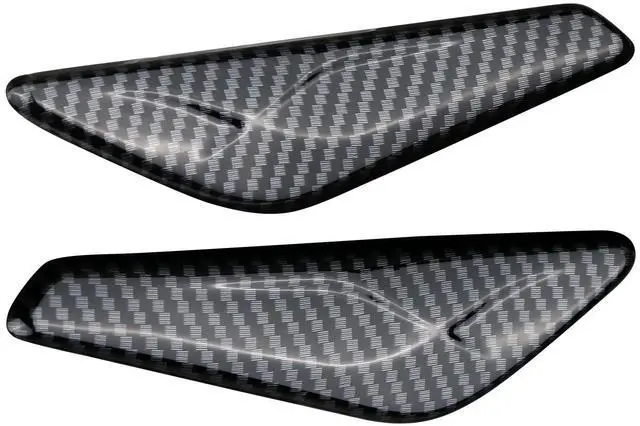 Main image of Front Fender Carbon Fiber Trim Finisher for Left Driver & Right Passenger Side Fender Compatible with BMW X3 F25 X4 F26 2011 2012 2013 2014 2015 2016 2017 51117338569 51117338570