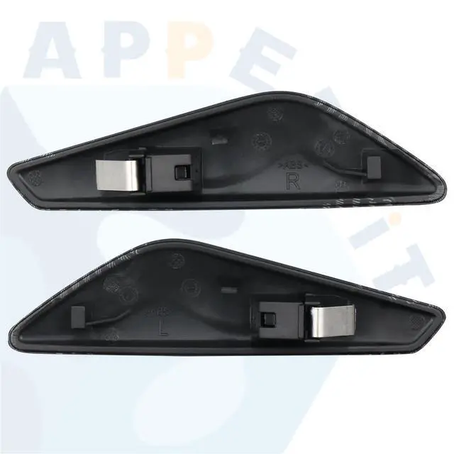 Alt view image 4 of 5 - Front Fender Carbon Fiber Trim Finisher for Left Driver & Right Passenger Side Fender Compatible with BMW X3 F25 X4 F26 2011 2012 2013 2014 2015 2016 2017 51117338569 51117338570
