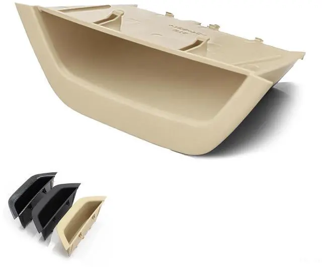 Main image of Door Armrest Storage Box Compatible with BMW X3 F25 2010-2016,X4 F26 2014-2017,Driver Side Door Armrest Handle Storage Compartment Cover Container Storage BoxBeige