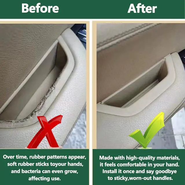 Alt view image 4 of 5 - Door Armrest Storage Box Compatible with BMW X3 F25 2010-2016,X4 F26 2014-2017,Driver Side Door Armrest Handle Storage Compartment Cover Container Storage BoxBeige